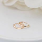 14K Gold-Plated Endless Hoop Earring for Children and Babies