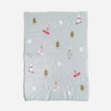 Blanket Ski Cotton Kids Baby Decor Snowboard Winter