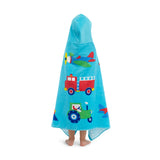 Trains, Planes & Trucks Beach Poncho