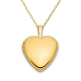 14K Gold-Plated Heart Locket for Little Girls and Kids