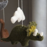 Dinosaur Nursery Mobile, Blue/Brown