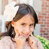 Kids 14K Gold-Plated Clear CZ Earrings