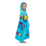 Trains, Planes & Trucks Beach Poncho