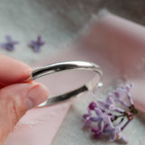 Classic Silver Bangle Bracelets for Babies, Kids or Women