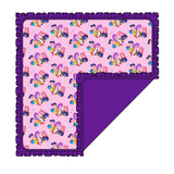 *Pre-Order* Pop Star Energy Luxe Ruffle Blanket- Kpop Demon Hunters Collection