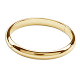 14K Gold-Plated Classic Bangle For Baby & Kids or Women