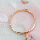 14K Gold-Plated Classic Bangle For Baby & Kids or Women