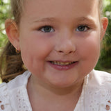 14K Gold-Plated Endless Hoop Earring for Children and Babies