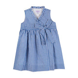 Denim blue Gingham dress