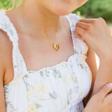 14K Gold-Plated Heart Locket for Little Girls and Kids