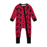 Moonlit Blooms Convertible Zipper Pajama