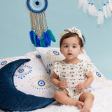 Tiny Talisman Ruffle Sleeve Shorty Romper