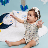 Tiny Talisman Ruffle Sleeve Shorty Romper