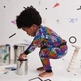 Graffiti Groove Classic Pajama Set