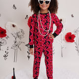 Moonlit Blooms Classic Pajama Set