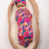 Pink Fantasia Swaddle Blanket