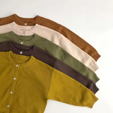 Unisex Cotton Knit Cardigan