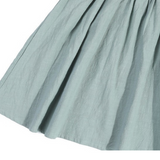 Princess Laura Smocked Linen Dress