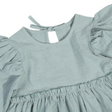 Princess Laura Smocked Linen Dress