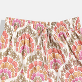 Cream Floral Empire Pure Cotton Kurti with Sharara