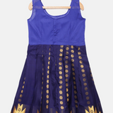 Yellow & Navy Pavadai Set
