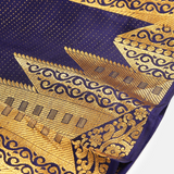 Yellow & Navy Pavadai Set