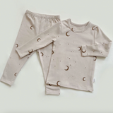 Sleep Luxe Long Sleeve Top and Pants Pajamas