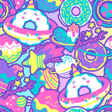 Donut Space Out Classic Pajama Set