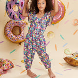 Donut Space Out Flutter Sleeve Jumpsuit