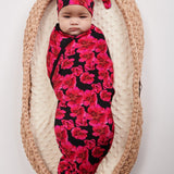 Moonlit Blooms Swaddle Blanket