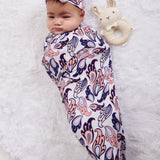 Paisley Maze Swaddle Blanket