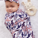 Paisley Maze Swaddle Blanket