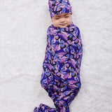 Iridescent Indigo Swaddle Blanket