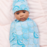 Seashell Serenade Swaddle Blanket
