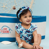 Whaley Good Time Ruffle Sleeve Shorty Romper