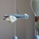 Airballoon/Plane/Kite Nursery Mobile, Blue