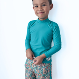 Boys Rash Top Green