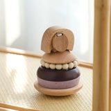 Montessori Wooden Elephant Stacker Set
