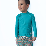 Boys Rash Top Green