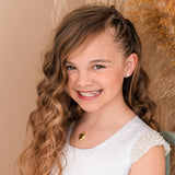 14K Gold-Plated Heart Locket for Little Girls and Kids