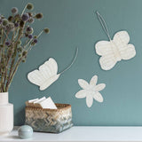 Boho Butterfly & Flower Nursery Wall Decor