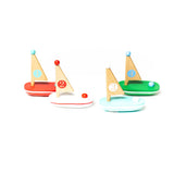 My Lil Wooden Sailboats Set of 4