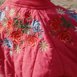 Juno Bomber Jacket- Raspberry Wine