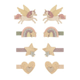 Flying Unicorn Mini Hair Clips