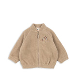 Jazz Teddy Bomber Jacket- Oxford Tan