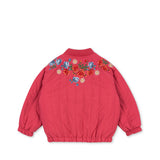 Juno Bomber Jacket- Raspberry Wine