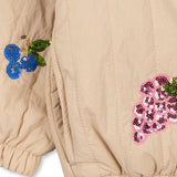 Juno Sequin Bomber Jacket- Frappé