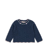 Rosier Sweater- Ensign Blue