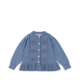 Soleil Cardigan GOTS- Country Blue