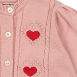 Soleil Cardigan GOTS- Silver Pink